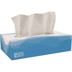 Facial Tissue, 2-ply, 100 Tissues/Box, 30 Boxes/Carton (48100)<Pacific Blue Select Sale