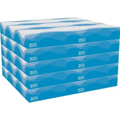 Facial Tissue, 2-ply, 100 Tissues/Box, 30 Boxes/Carton (48100)<Pacific Blue Select Sale