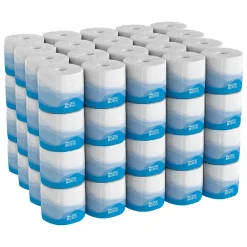 Standard Toilet Paper, 2-Ply, White, 550 Sheets/Roll, 80 Rolls/Carton (18280/01)<Pacific Blue Select Sale