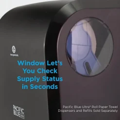 Hardwound Paper Towel Dispenser, Black (59589)<Pacific Blue Ultra Hot