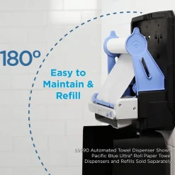 Hardwound Paper Towel Dispenser, Black (59589)<Pacific Blue Ultra Hot