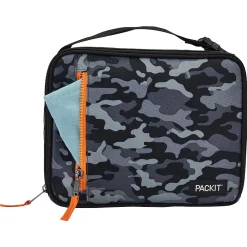 PACKiT Freezable Classic Lunch Bag, Charcoal Camo (PKT-CB-GCM)