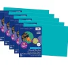 Construction Paper*Pacon SunWorks 12" x 18" Construction Paper, Turquoise, 50 Sheets/Pack, 5 Packs (PAC7707-5)