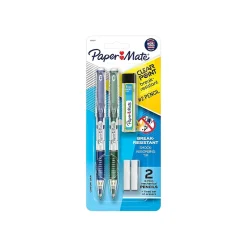 Pencils|Paper Mate Clearpoint Mechanical Pencils, 0.7mm, #2 Hard Lead, 2/Pack (2061243)