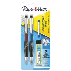 Pencils|Paper Mate ComfortMate Mechanical Pencil, 0.5mm, #2 Medium Lead, 2/Pack (1738795)