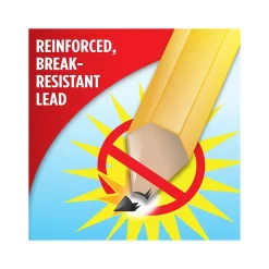 Pencils|Paper Mate EverStrong Erasable Woodcase Pencil, Black, 72/Box (2154955)