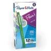 Pens|Paper Mate Flair Felt Pen, Medium Point, 0.7mm, Green Ink (8440152)