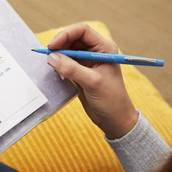 Pens|Paper Mate Flair Felt Pen, Medium Point, Green Ink, Dozen (8440152)