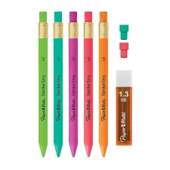 Pencils|Paper Mate Handwriting Mechanical Pencil, 1.3mm, #2 Medium Lead, 5/Pack (2017483)