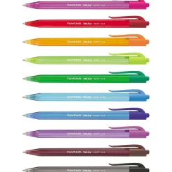 Pens|Paper Mate InkJoy 100 RT Retractable Ballpoint Pen, Medium Point, Assorted Ink, 20/Pack (1951396)