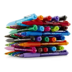 Pens|Paper Mate InkJoy 300 RT Retractable Ballpoint Pen, Medium Point, Red Ink, Dozen (1951258)