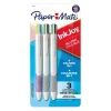 Pens|Paper Mate InkJoy Quatro Retractable Ballpoint Pen, Medium Point, Assorted Ink, 3/Pack (1832419)