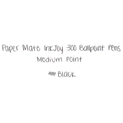Pens|Paper Mate InkJoy 300RT Retractable Ballpoint Pens, Medium Point, 1.0mm, Black Ink, 36/Pack (1921068/1951378)