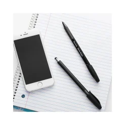 Pens|Paper Mate InkJoy Stylus Ballpoint Pen, Medium Point, Black Ink, Dozen (1951348)