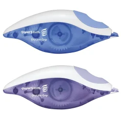Correction & White-Out|Paper Mate Liquid Paper DryLine Grip Correction Tape, White, 2/Pack (87813)