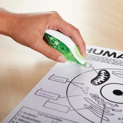 Correction & White-Out|Paper Mate Liquid Paper DryLine Grip Correction Tape, White, 2/Pack (87813)