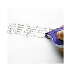 Correction & White-Out|Paper Mate Mate Liquid Paper DryLine Correction Tape, White, 2/Pack (6137206)