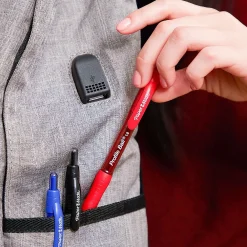 Pens|Paper Mate Profile Ballpoint Pen, Medium Point, Black Ink, 4 Pack (2113558)