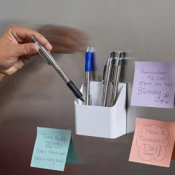 Pens|Paper Mate Profile Metal Barrel Retractable Ballpoint Pen, Medium Point, Blue Ink, 2/Pack (2130519)