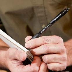 Pens|Paper Mate Profile Retractable Ballpoint Pen, Medium Point, Black Ink, Dozen (2095470)