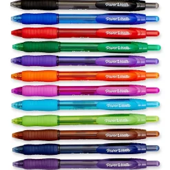 Pens|Paper Mate Profile Retractable Ballpoint Pen, Bold Point, Assorted Ink, Dozen (1788863)