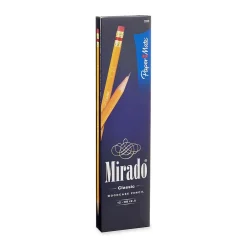 Pencils|Paper Mate Woodcase Pencil, HB-Soft, Yellow Barrel, 12/Pack
