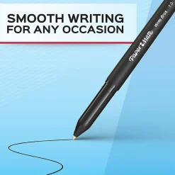 Pens|Paper Mate Write Bros. Ballpoint Pen, Medium Point, Red Ink, 1 Dozen (3321131)