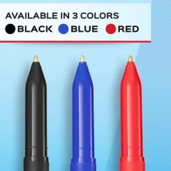 Pens|Paper Mate Write Bros. Ballpoint Pen, Medium Point, Blue Ink, 60/Pack (4621501)