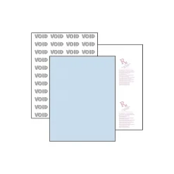 Security & Carbon*Paris DocuGard Advanced 8.5" x 11" Medical Security Paper, 24 lbs., Blue, 500 Sheets/Ream (PRB04545)