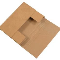 Sale Partners Brand Easy-Fold Mailers, 14 1/4" x 11 1/4" x 2", Kraft, 50/Bundle (M14112BFK)