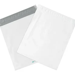 Sale Partners Brand Expansion Poly Mailers, 15" x 20" x 4", White, 100/Case (EPM15204)