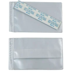 Labels|Partners Brand Superscan 4" x 8" Short Side Open Press-On Vinyl Envelope, 50/Carton