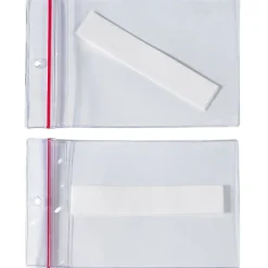 Labels|Partners Brand Superscan 5" x 8" Press-On Reclosable Vinyl Envelope, 25/Carton