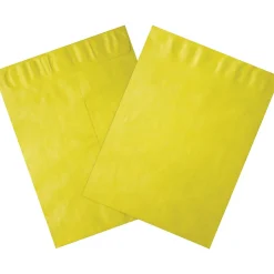 Online Partners Brand Partners Tyvek Envelopes, 9" x 12", Yellow, 100/Case (TYC912Y)
