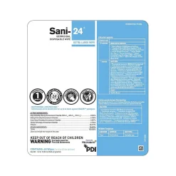 Sani-24 Disinfecting Wipes, 65/Canister, 6 Canisters/Carton (P23284CT)<PDI Online