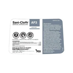 Sani-Cloth AF3 Disinfecting Wipes, 160 Wipes/Container, 160/Pack (P13872)<PDI Best