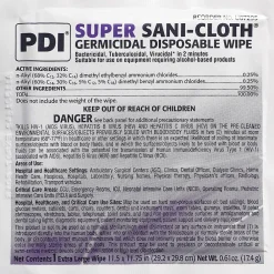 Super Sani-Cloth Disinfecting Wipes, Clean Scent, 50 Wipes/Container, 3/Carton (U87295)<PDI Hot