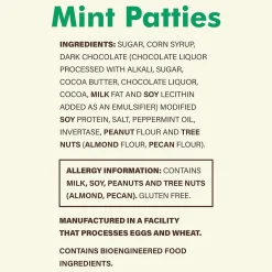 Pearson's Patties Dark Chocolate Mint Candy Bar, 48oz., 175/Carton (209-00558)