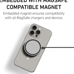 PEEL Magnetic Thin Series MagSafe Phone Case for iPhone 15 Pro Max Case, Clear (I15 PROMAX MAGSAFE C)