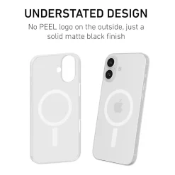 PEEL Magnetic Thin Series MagSafe Phone Case for iPhone 16 Plus Case, Clear (I16_PLS_MAG_CLR)