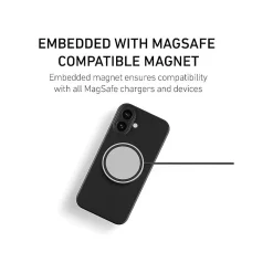 PEEL Magnetic Thin Series MagSafe Phone Case for iPhone 16 Plus Case, Black (I16_PLS_MAG_BLK)