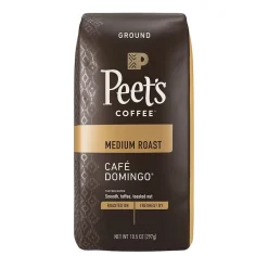 Peet's Coffee Café Domingo Ground Coffee, Medium Roast 10.5oz (503279)
