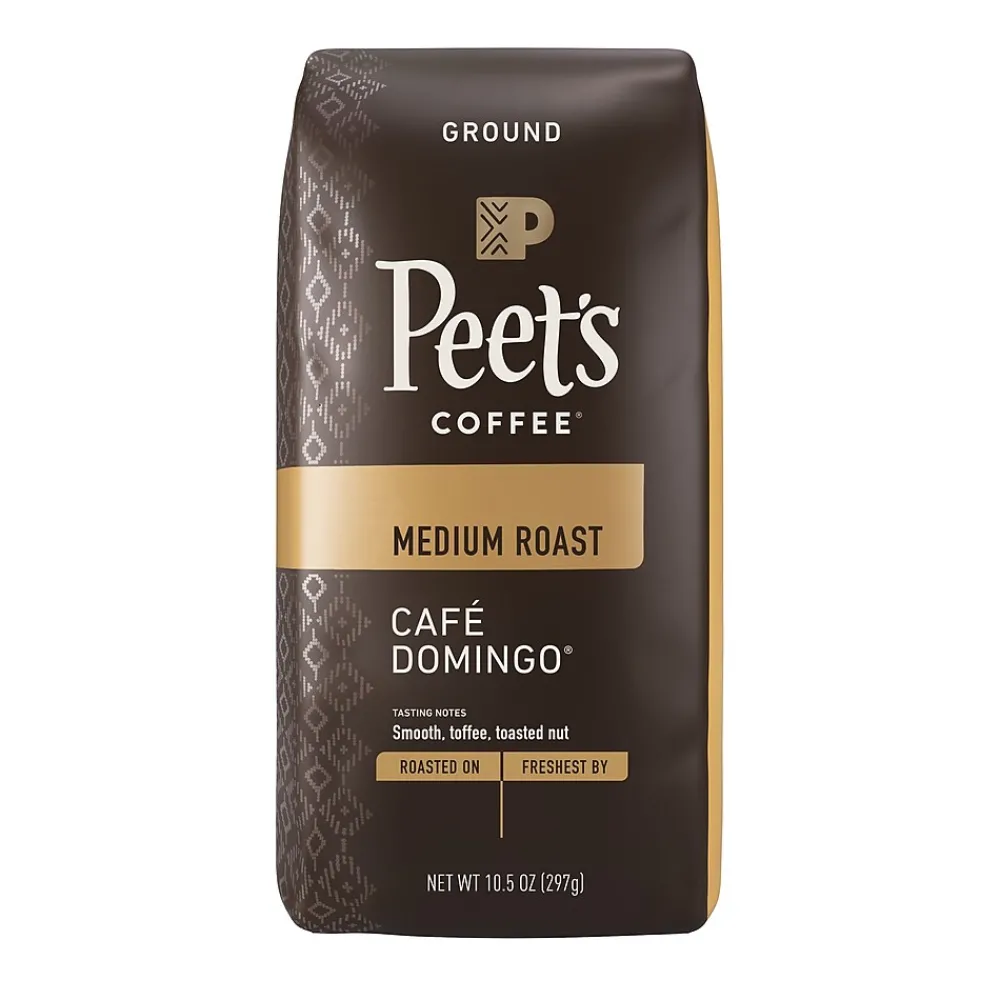 Peet's Coffee Café Domingo Ground Coffee, Medium Roast 10.5oz (503279)