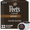 Peet's Coffee House Blend Coffee Keurig® K-Cup® Pods, Dark Roast, 22/Box (6546)