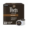 Peet's Coffee , Keurig K-Cup Pod, French Roast, 22/Box, 4 Boxes/Carton (6545XXCT)