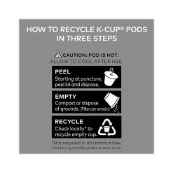 Peet's Coffee , Keurig K-Cup Pod, French Roast, 22/Box, 4 Boxes/Carton (6545XXCT)