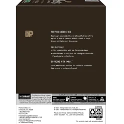 Peet's Coffee Vanilla Coffee, Keurig K-Cup Pod, Light Roast, 22/Box (5000376697)