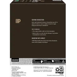 Peet's Coffee Vanilla Coffee, Keurig K-Cup Pod, Light Roast, 88/Carton (5000376697CT)