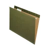 Hanging File Folders|Pendaflex 100% Recycled Hanging File Folders, Letter Size, Standard Green, 25/Box (PFX RCY4152 1/5 SGR)