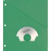 Pocket Folders|Pendaflex Essentials Slash Pocket Project Folders, 3 Holes, Letter, Green, 25/Pack